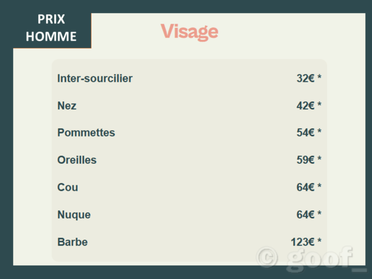 prix epilation laser homme bordeaux